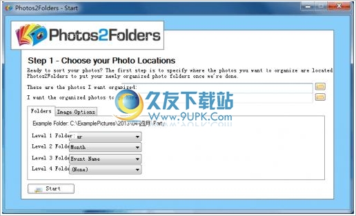 Photos2Folders 0.4英文版[照片分类管理器]截图（1）