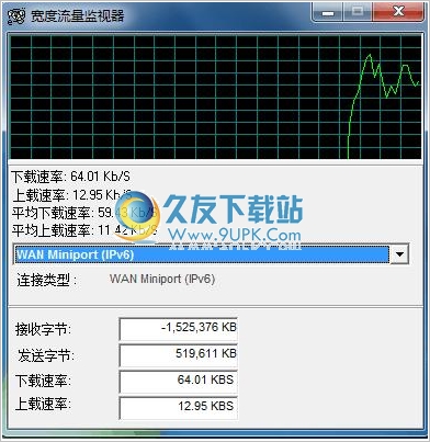 宽带流量监视器 中文免安装版
