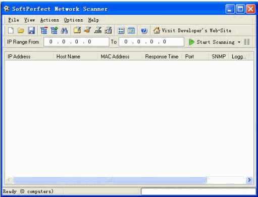 SoftPerfect Network Scanner6.1.5绿色英文版|多线程IPSNMP扫描截图（1）