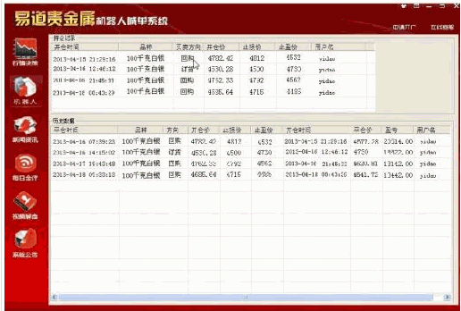 易道机器人现货白银喊单软件 1.80中文最新版截图（1）
