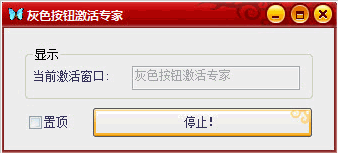 灰色按钮激活专家 1.0中文免安装版截图（1）