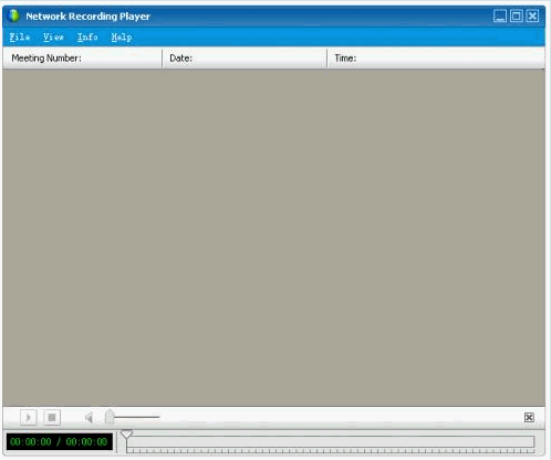 WebEx Network Recording Player 28.7正式版[WebEx网络录像播放器]截图（1）