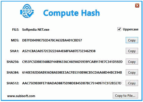 ComputeHash 4.0正式免安装版[哈希值计算工具]截图（1）