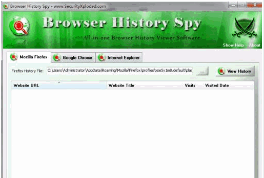 Browser History Spy 2.5免安装版[浏览历史记录查看器]截图（1）