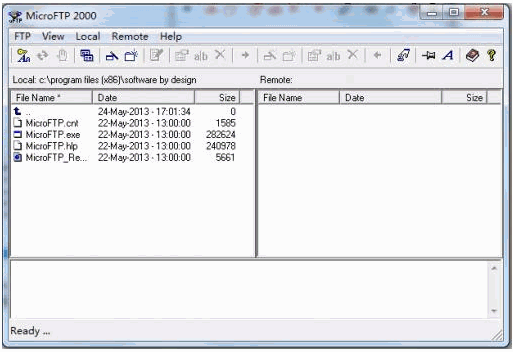 MicroFTP 2000 2.6正式版截图（1）