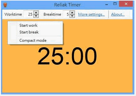 Reliak 1.0免安装最新版[番茄工作法计时器]
