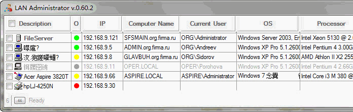 LAN Administrator 0.60.2正式最新版[局域网管理员]截图（1）