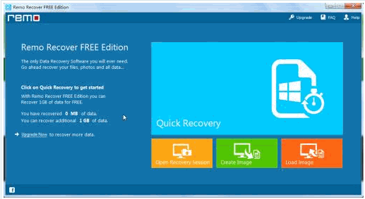 Remo Recover FREE Edition 1.0正式免安装版[硬盘文件恢复器]截图（1）
