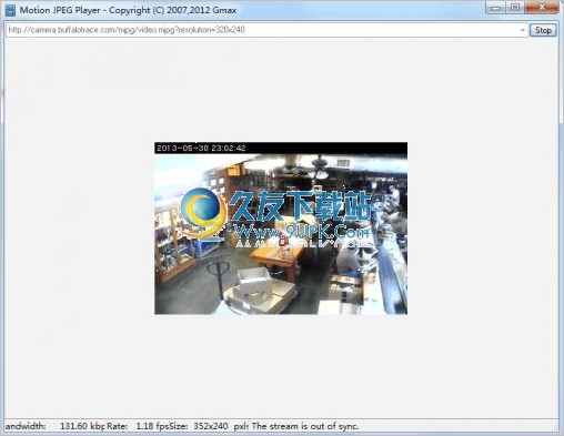 Motion JPEG Player 7.0免安装最新版[网络摄像头播放程序]