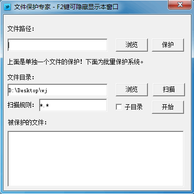 简易文件保护专家 1.1中文免安装版