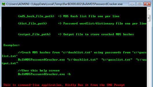 Bulk MD5 Password Cracker Portable 1.0免安装版[MD5哈希值解密器]截图（1）