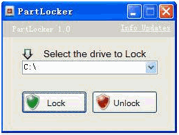 PartLocker 1.0免安装版[硬盘分区锁工具]截图（1）