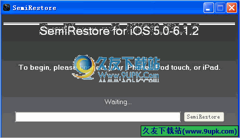 semi-restore 1.03正式免安装版[iphone5降级6.1.2]截图（1）