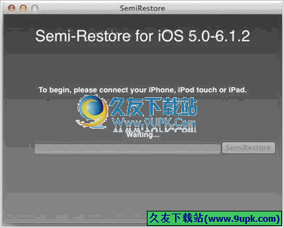 Semi Restore for Mac 1.0.3正式版[IOS系统还原工具]截图（1）