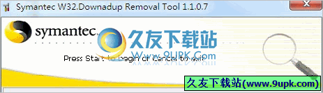 Symantec W32 Downadup Removal Toll 1.1.0.8英文版截图（1）