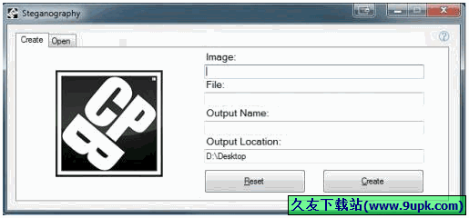 Steganography 1.8.1正式免安装版[JPG图片文件隐藏工具]截图（1）