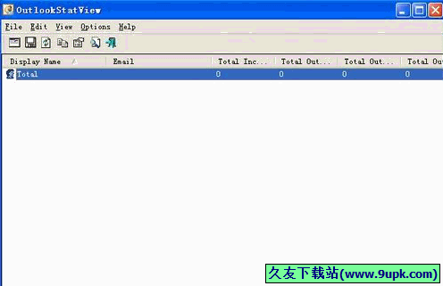 OutlookStatView 2.94绿色英文版|是小巧的可以扫描 Outlook 邮箱工具截图（1）