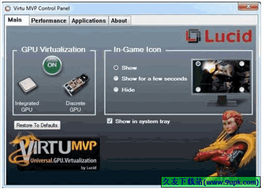 Lucid Virtu MVP 3.0.107.36985正式版[集成显卡自动切换器]