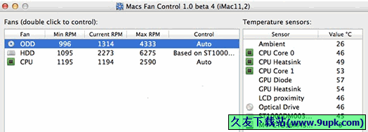 Macs Fan Control 1.1.1正式版[Mac系统降温监视器]