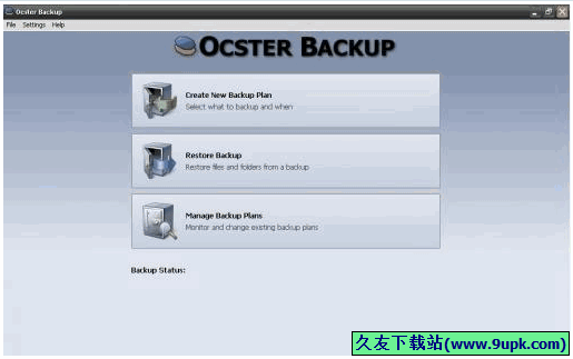 Ocster Backup Free 1.8.9免安装版[数据文件备份工具]截图（1）