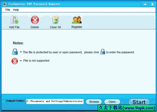 Coolmuster PDF Password Remover 2.1.7免安装版[清除pdf密码工具]