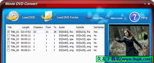 MeMedia Movie DVD Convert 8.8.1免安装版[DVD视频转换软件]截图（1）