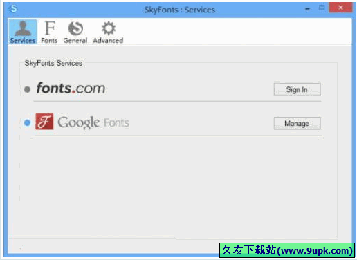 SkyFonts 4.1.0.0免安装版[谷歌字体同步工具]