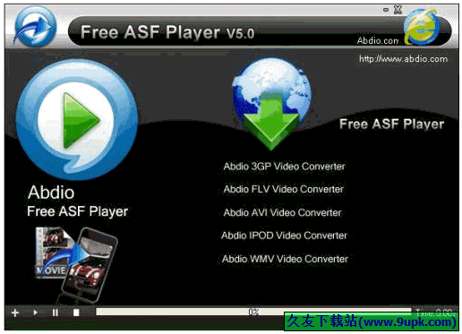Free ASF Player 5.0正式免安装版[asf文件播放器]
