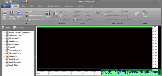 Mp3 Music Editor 7.2.9正式版[MP3音乐编辑器]截图（1）
