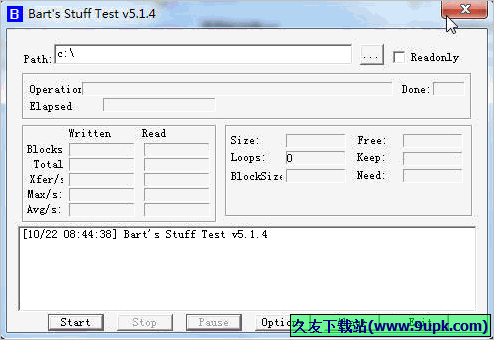 Barts Stuff Test 5.1.4免安装版[u盘读写寿命检测器]截图（1）