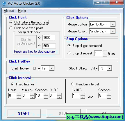 AC Auto Clicker 2.6.3免安装版[鼠标自动点击器]