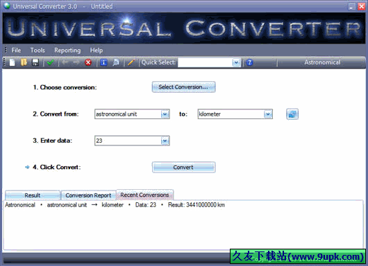 Universal Converter 3.0绿色便携版[数值转换器]