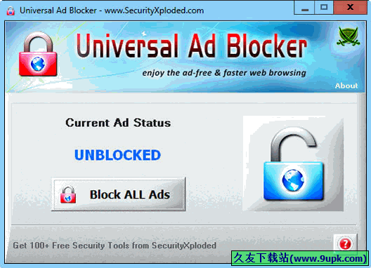 Universal Ad Blocker 1.0免安装版[广告拦截器]截图（1）