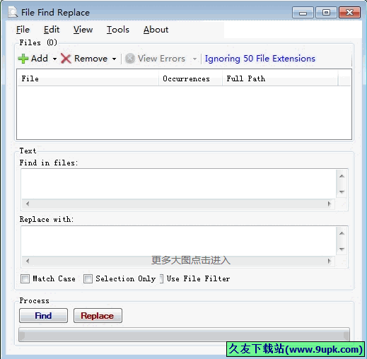 File Find Replace 1.2.0.0免安装版[文件查找替换器]截图（1）