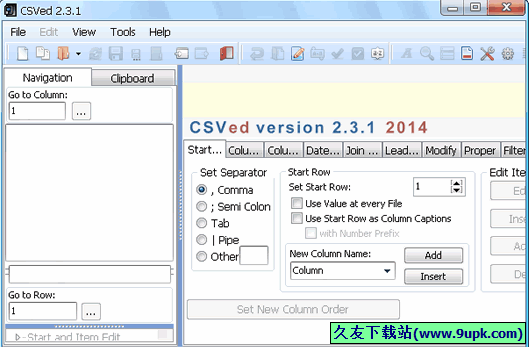 CSVed 2.31免安装版[CSV文件编辑器]
