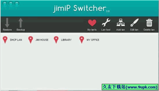 JimIP Switcher 3.2.0正式版[网络IP切换工具]