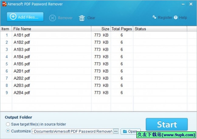 Aimersoft PDF Password Remover 1.0.0.1特别最新版[pdf密码删除器] Aimersoft PDF Password