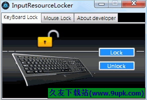 Input Resource Locker 1.0免安装版[键盘鼠标锁定工具]