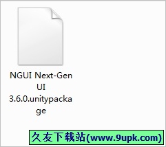 NGUI 3.6.0最新版[U3D插件工具]