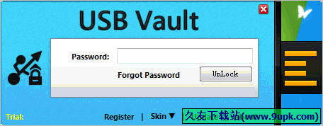 USB Vault 1.1正式版[U盘加密软件]截图（1）