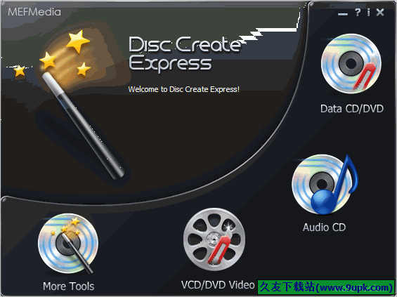 MEFMedia Disc Create Express 5.2.4免安装特别版[光盘刻录软件]