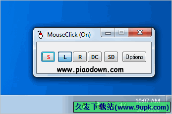 MouseClick 5.2免安装单文件版[键盘代替鼠标按键工具]