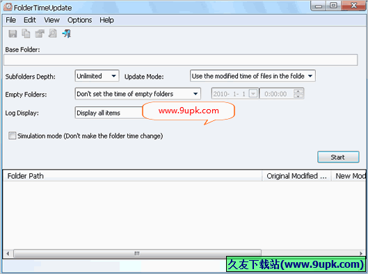 FolderTimeUpdate 1.26免安装版[文件夹创建时间修改器]截图（1）
