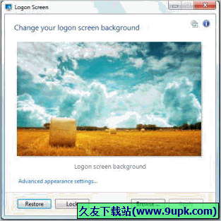 Logon Screen 2.56多语言免安装版[win7登陆界面修改工具]