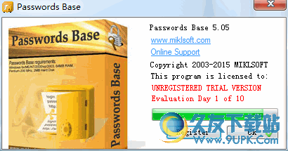 Passwords Base[256位密钥加密管理器] v5.0.5 绿色版