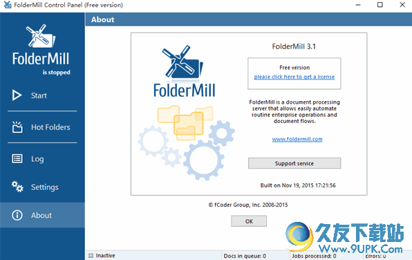FolderMill[word文档转换成pdf] v3.1 最新版截图（1）