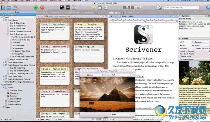 scrivener for mac[苹果电脑写作软件] v2.7.0 官方版