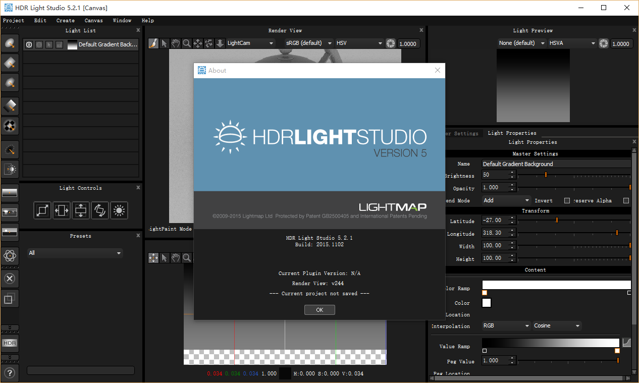 Lightmap HDR Light Studio[光照渲染软件] v5.2.1 特别版截图（1）