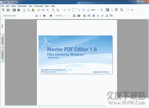 PDF编辑工具(Master PDF Editor) v3.4.10 特别版截图（1）