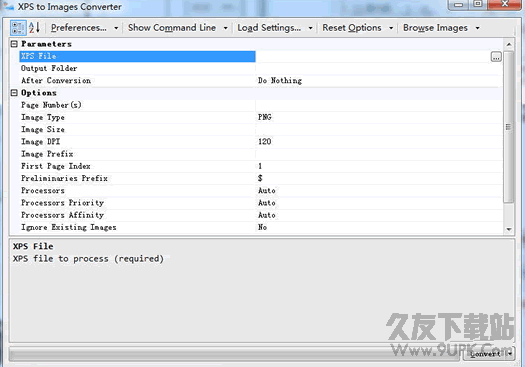 xps格式转换软件(XPS to Images Converter) 3.29.0.0 官方绿色版截图（1）